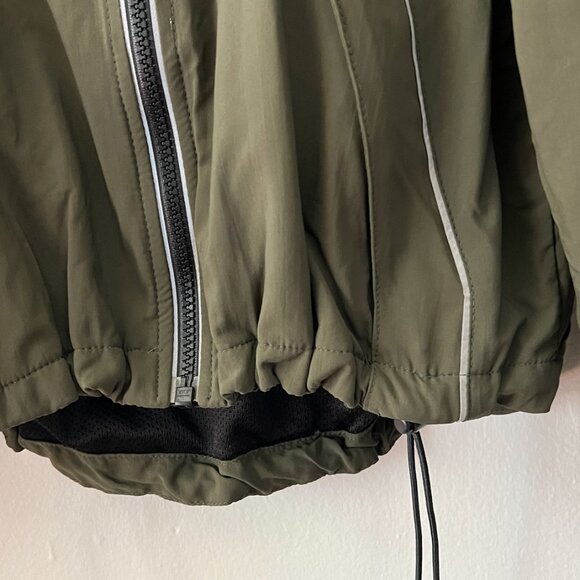 new balance // army green marines US USCM Windbreaker Jacket XS short - Picture 4 of 8
